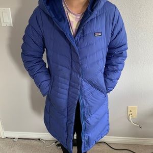 Girls Patagonia puff jacket